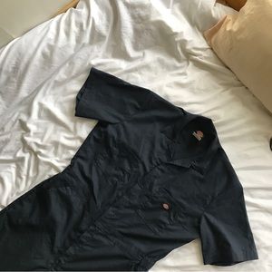 Navy Blue Dickies Short Sleeve Coveralls